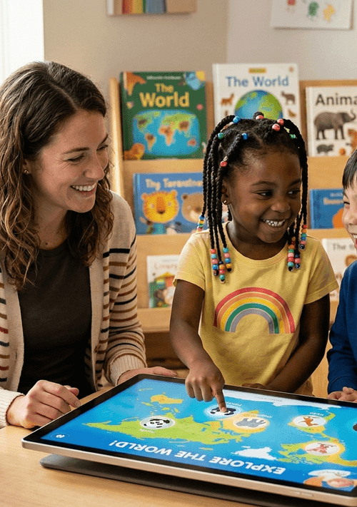 Multimedia w przedszkolu - czy ekrany mogą być sprzymierzeńcem w nauce?